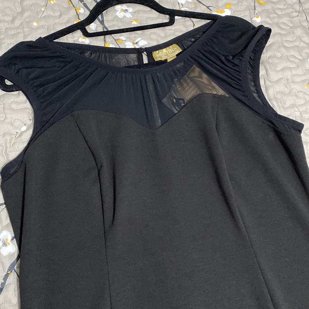 Miss Tina, black dress. Size 16-18 women. NWT - Picture 4 of 5